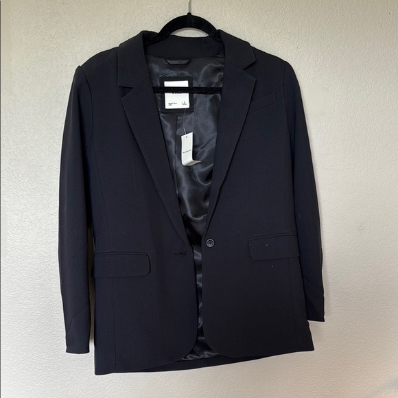 Abercrombie Black Blazer NWT - Picture 1 of 3